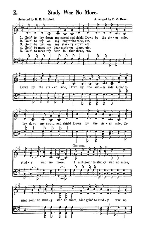 Songs and Spirituals of negro composition for revivals and congregational singing page 2