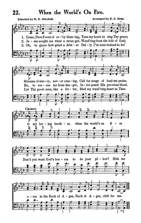 Songs and Spirituals of negro composition for revivals and congregational singing page 22