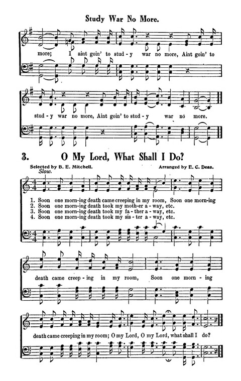 Songs and Spirituals of negro composition for revivals and congregational singing page 3
