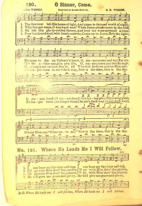 Song Service page 190