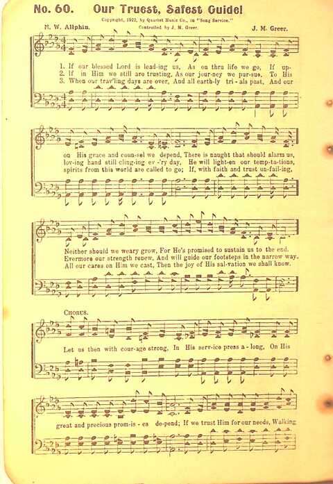 Song Service page 60