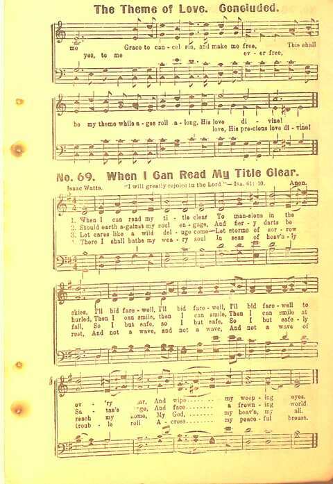 Song Service page 69