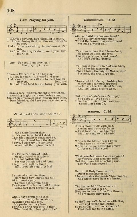 Spiritual Songs No. 2: for Gospel Meetings and the Sunday school page 108