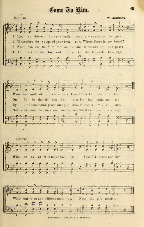 Spiritual Songs No. 2: for Gospel Meetings and the Sunday school page 49