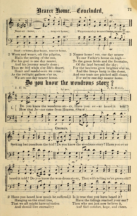 Spiritual Songs No. 2: for Gospel Meetings and the Sunday school page 71