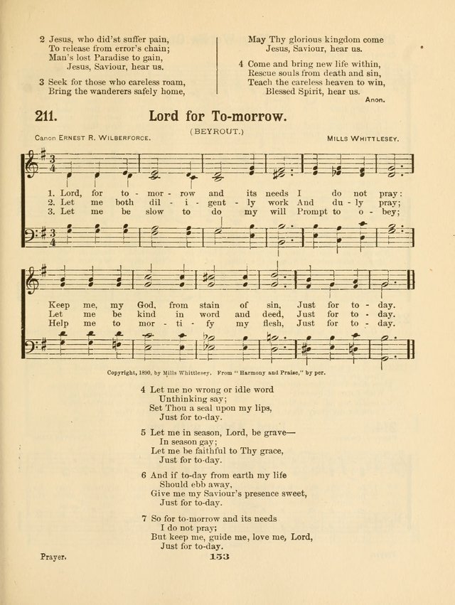 Select Songs No. 2: for the singing service in the prayer meeting; Sunday school; Christian Endeavor meetings page 153