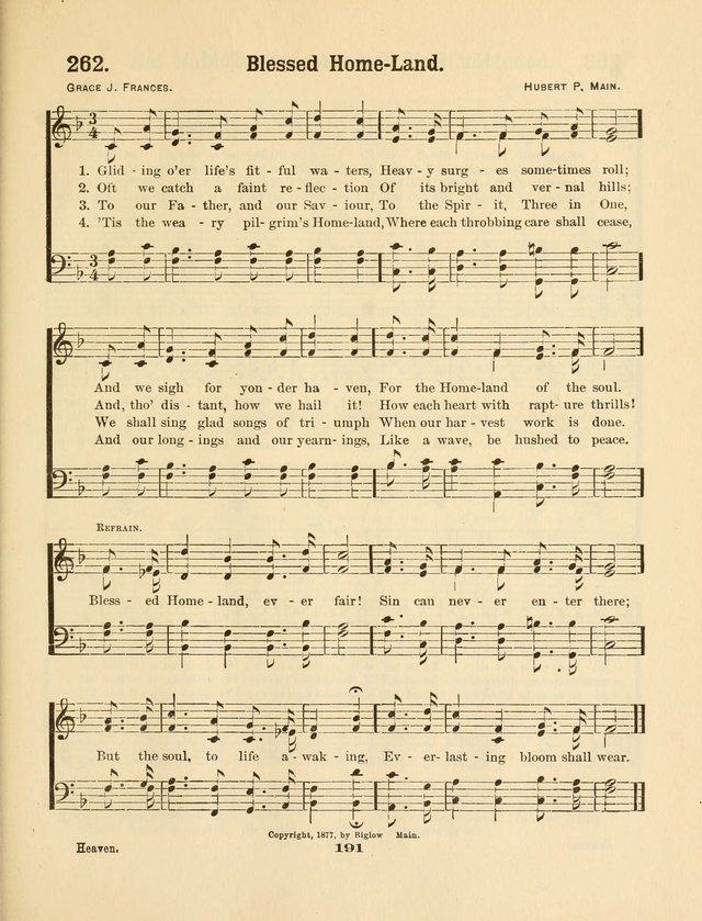 Select Songs No. 2: for the singing service in the prayer meeting; Sunday school; Christian Endeavor meetings page 191