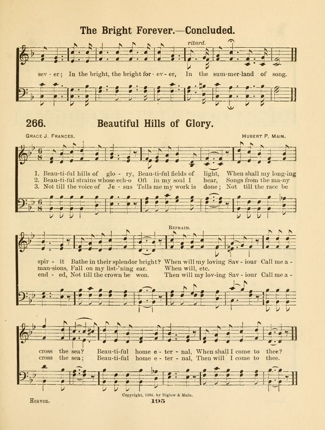 Select Songs No. 2: for the singing service in the prayer meeting; Sunday school; Christian Endeavor meetings page 195