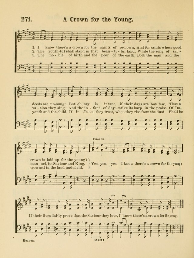 Select Songs No. 2: for the singing service in the prayer meeting; Sunday school; Christian Endeavor meetings page 200