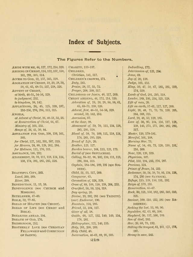 Select Songs No. 2: for the singing service in the prayer meeting; Sunday school; Christian Endeavor meetings page 218