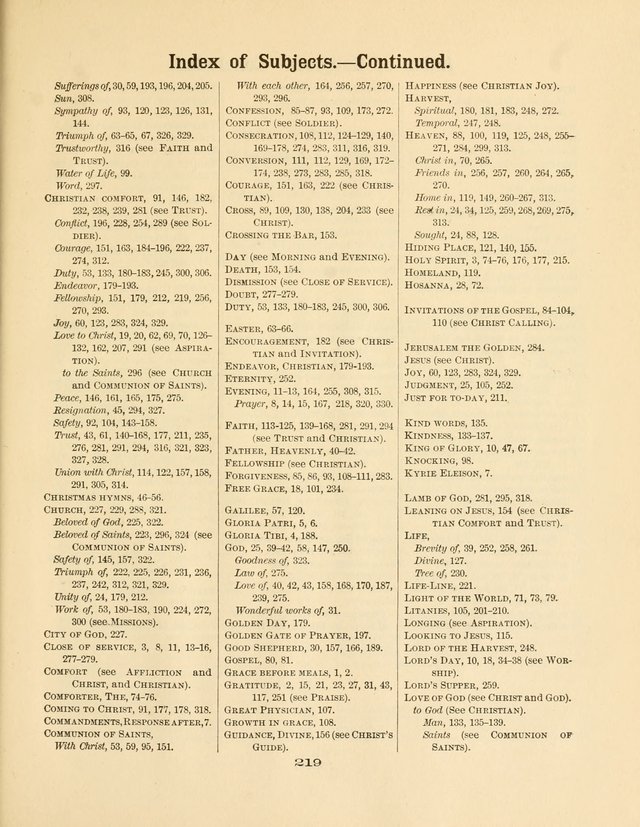 Select Songs No. 2: for the singing service in the prayer meeting; Sunday school; Christian Endeavor meetings page 219