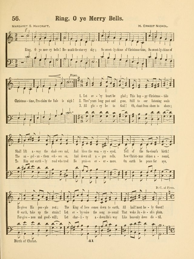 Select Songs No. 2: for the singing service in the prayer meeting; Sunday school; Christian Endeavor meetings page 41