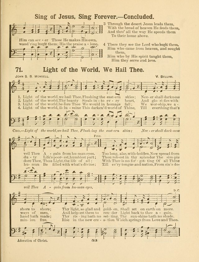 Select Songs No. 2: for the singing service in the prayer meeting; Sunday school; Christian Endeavor meetings page 53