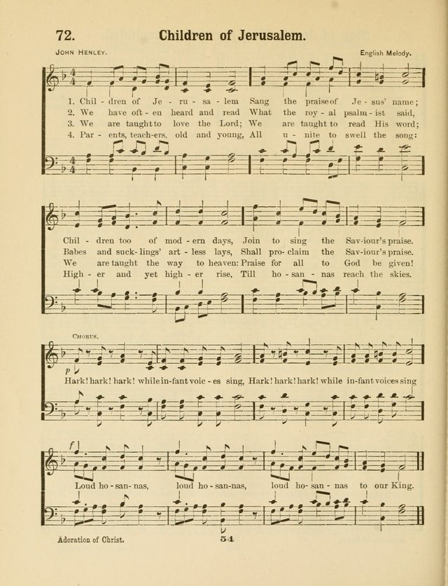 Select Songs No. 2: for the singing service in the prayer meeting; Sunday school; Christian Endeavor meetings page 54