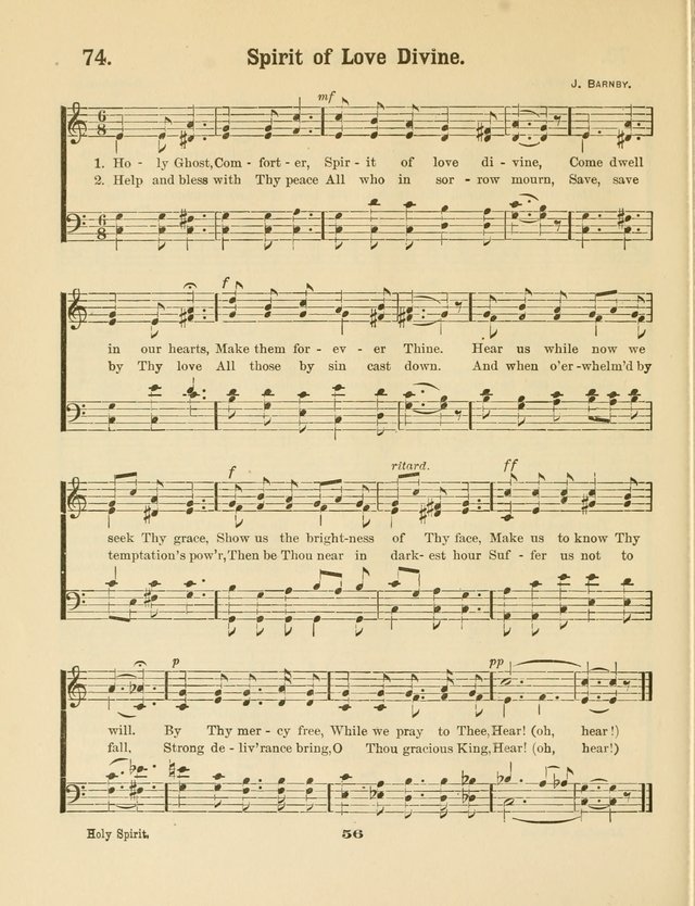 Select Songs No. 2: for the singing service in the prayer meeting; Sunday school; Christian Endeavor meetings page 56