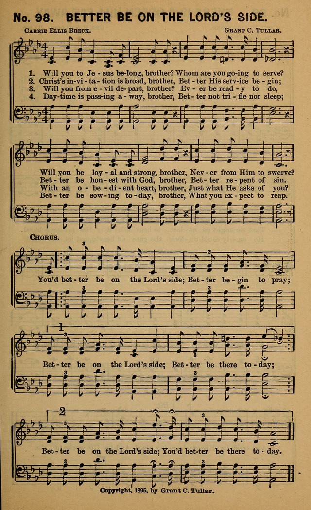 Sermons in Song No. 2: for use in Gospel Meetings and other religious services page 100