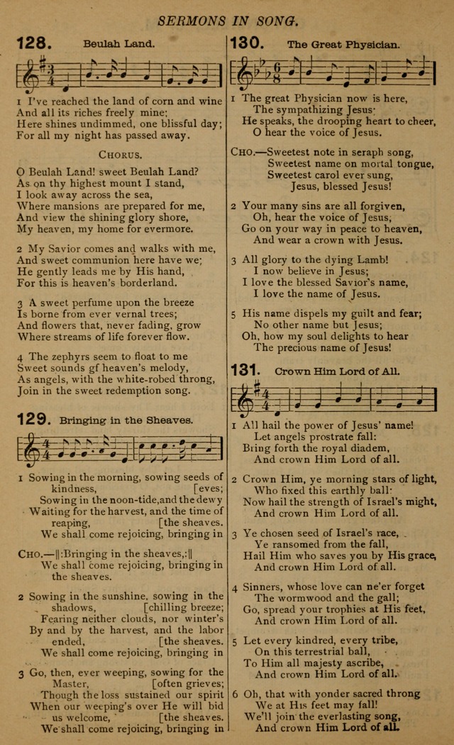 Sermons in Song No. 2: for use in Gospel Meetings and other religious services page 123