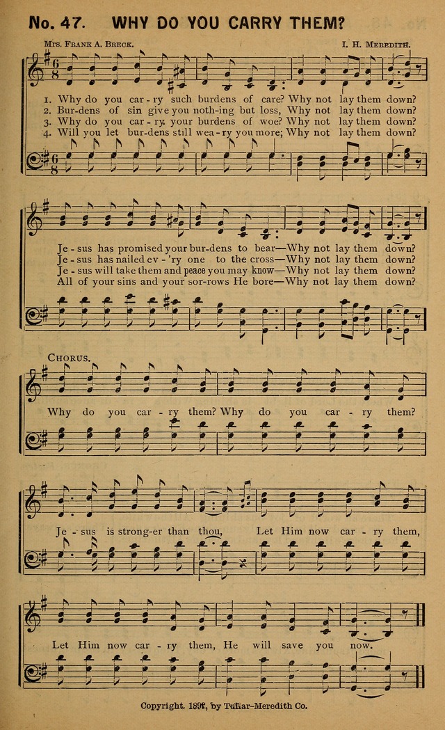 Sermons in Song No. 2: for use in Gospel Meetings and other religious services page 52