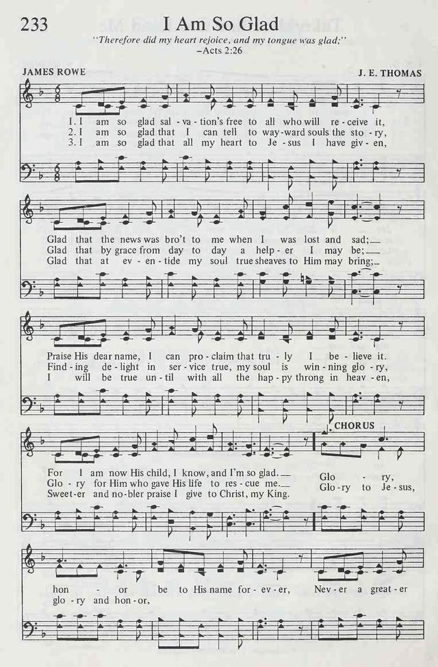 I Am So Glad Salvation S Free Hymnary Org