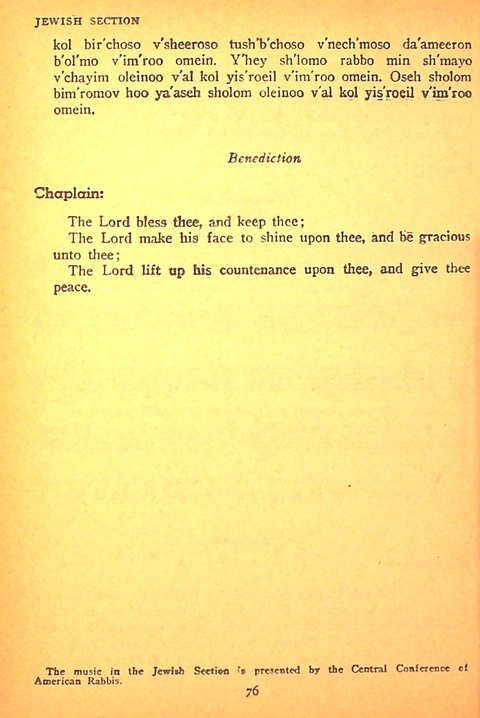 Song and Service Book for Ship and Field: Army and Navy page 76