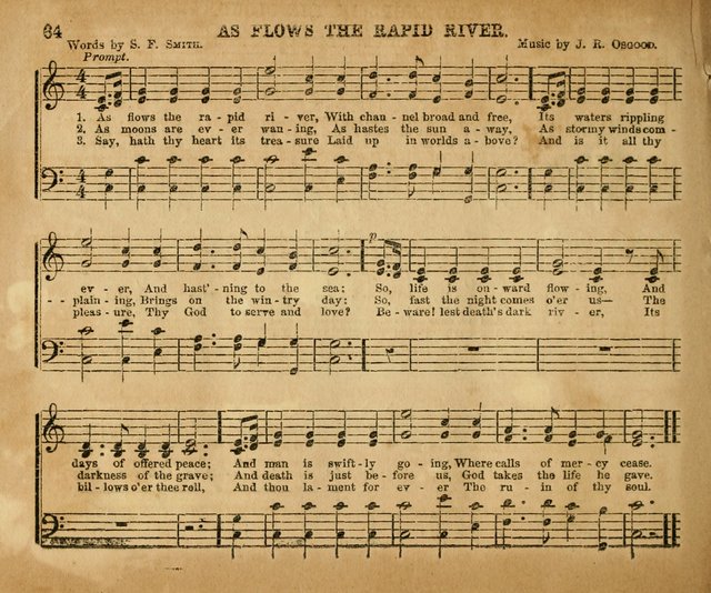 Sabbath School Bell No. 2: a superior collection of choice tunes, newly arranged and composed, and a large number of excellent hymns written expressly for this work, which are well adapted for...      page 64