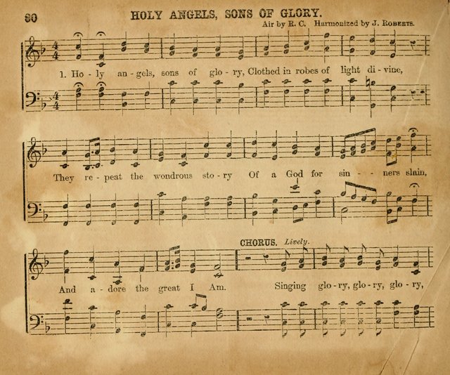 Sabbath School Bell No. 2: a superior collection of choice tunes, newly arranged and composed, and a large number of excellent hymns written expressly for this work, which are well adapted for...      page 80