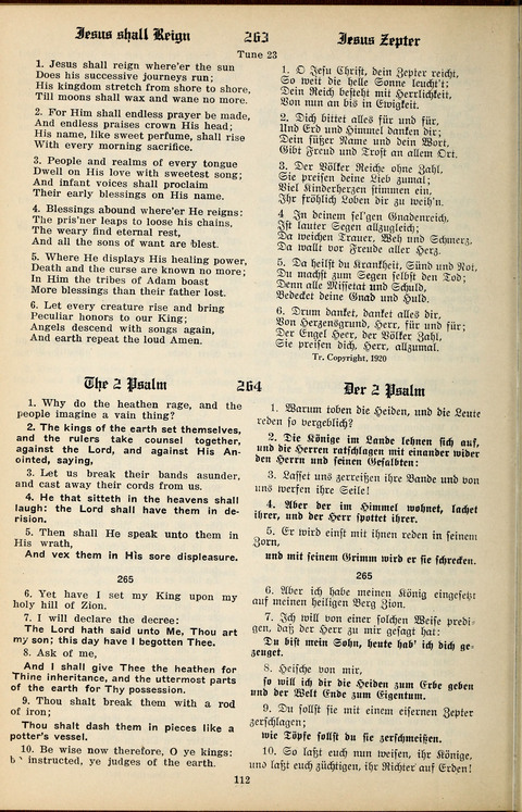 The Selah Song Book (Das Sela Gesangbuch) (2nd ed) page 110