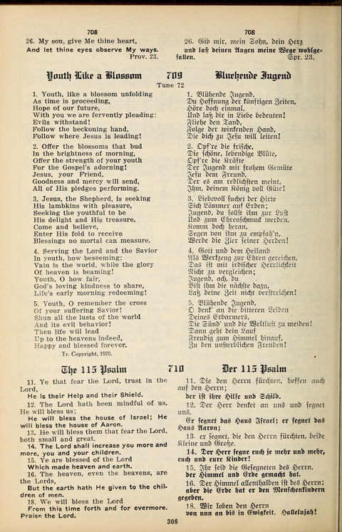 The Selah Song Book (Das Sela Gesangbuch) (2nd ed) page 306