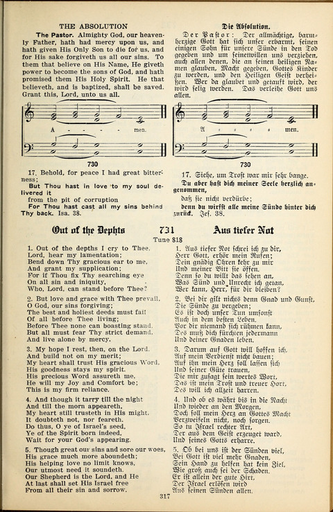 The Selah Song Book (Das Sela Gesangbuch) (2nd ed) page 315