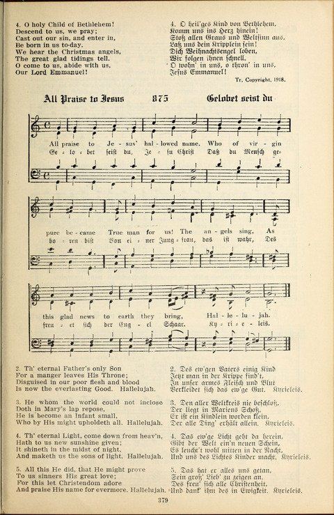 The Selah Song Book (Das Sela Gesangbuch) (2nd ed) page 377