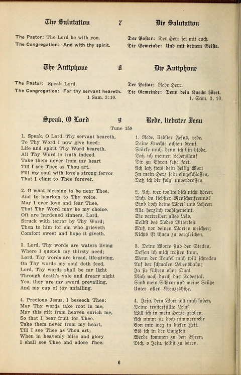 The Selah Song Book (Das Sela Gesangbuch) (2nd ed) page 4