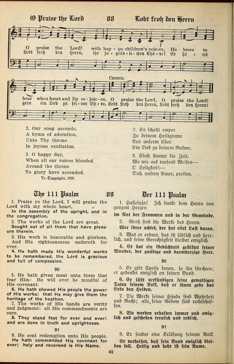 The Selah Song Book (Das Sela Gesangbuch) (2nd ed) page 40