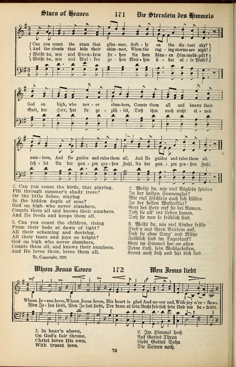 The Selah Song Book (Das Sela Gesangbuch) (2nd ed) page 74