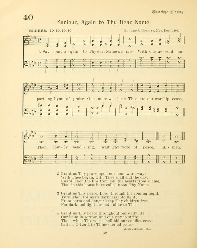 Sunday-School Book: with music: for the use of the Evangelical Lutheran congregations (Rev. and Enl.) page 134