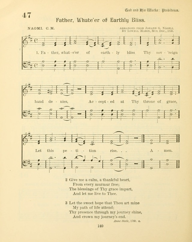Sunday-School Book: with music: for the use of the Evangelical Lutheran congregations (Rev. and Enl.) page 142