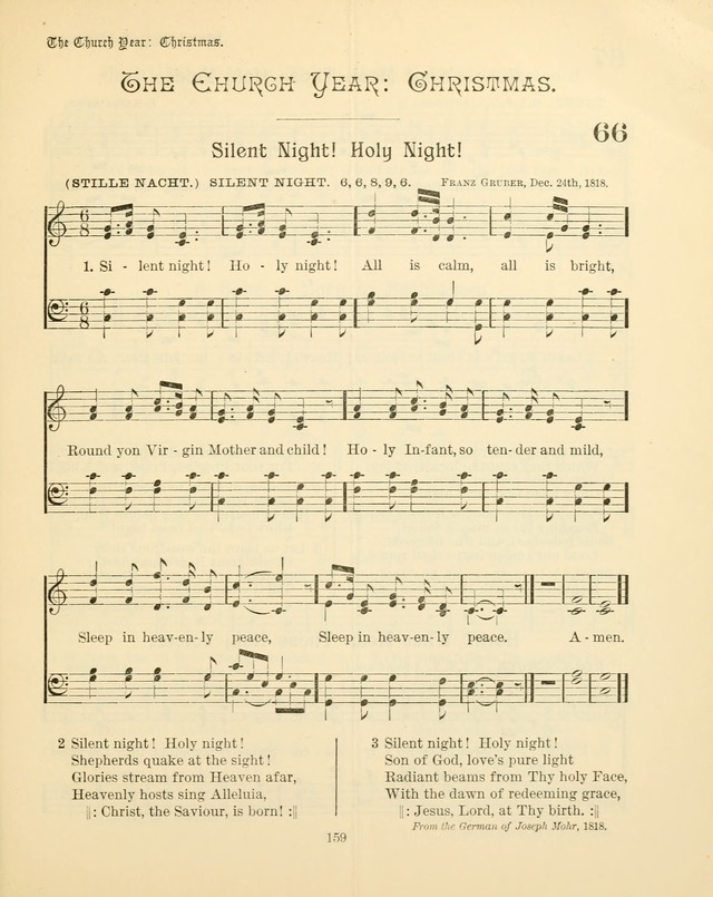 Sunday-School Book: with music: for the use of the Evangelical Lutheran congregations (Rev. and Enl.) page 161