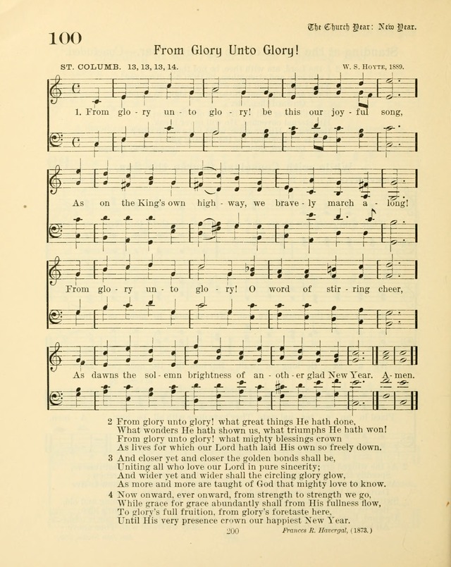 Sunday-School Book: with music: for the use of the Evangelical Lutheran congregations (Rev. and Enl.) page 202