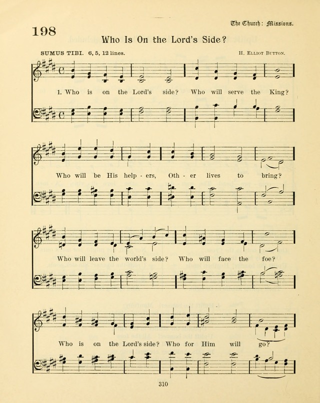 Sunday-School Book: with music: for the use of the Evangelical Lutheran congregations (Rev. and Enl.) page 312