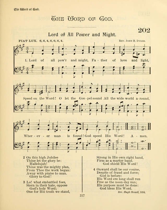 Sunday-School Book: with music: for the use of the Evangelical Lutheran congregations (Rev. and Enl.) page 319