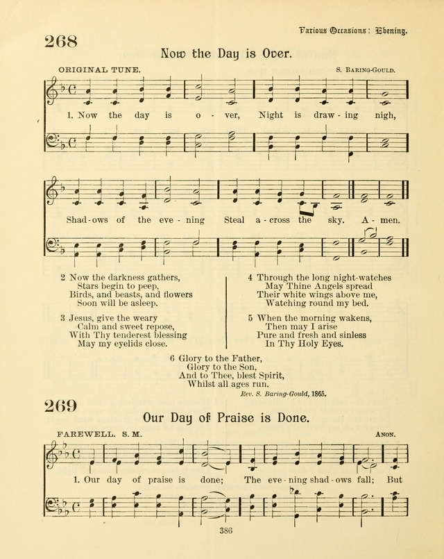 Sunday-School Book: with music: for the use of the Evangelical Lutheran congregations (Rev. and Enl.) page 388