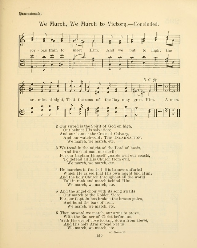Sunday-School Book: with music: for the use of the Evangelical Lutheran congregations (Rev. and Enl.) page 417