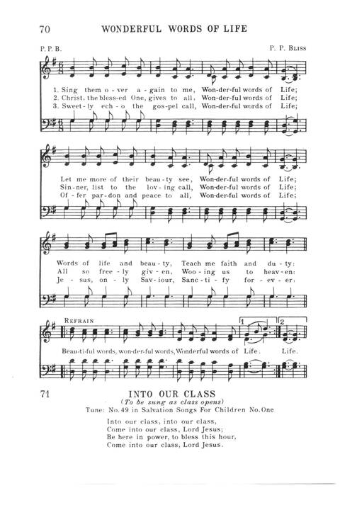 Salvation Songs for Children, No. 2 page 42