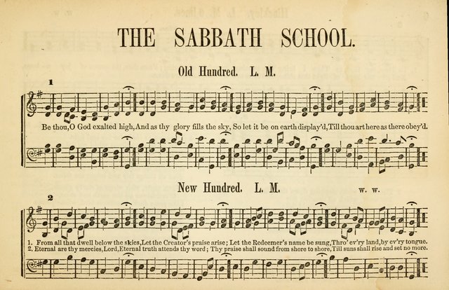 The Sabbath School: a complete collection of hymns and tunes for Sabbath schools, families, and social gatherings page 5