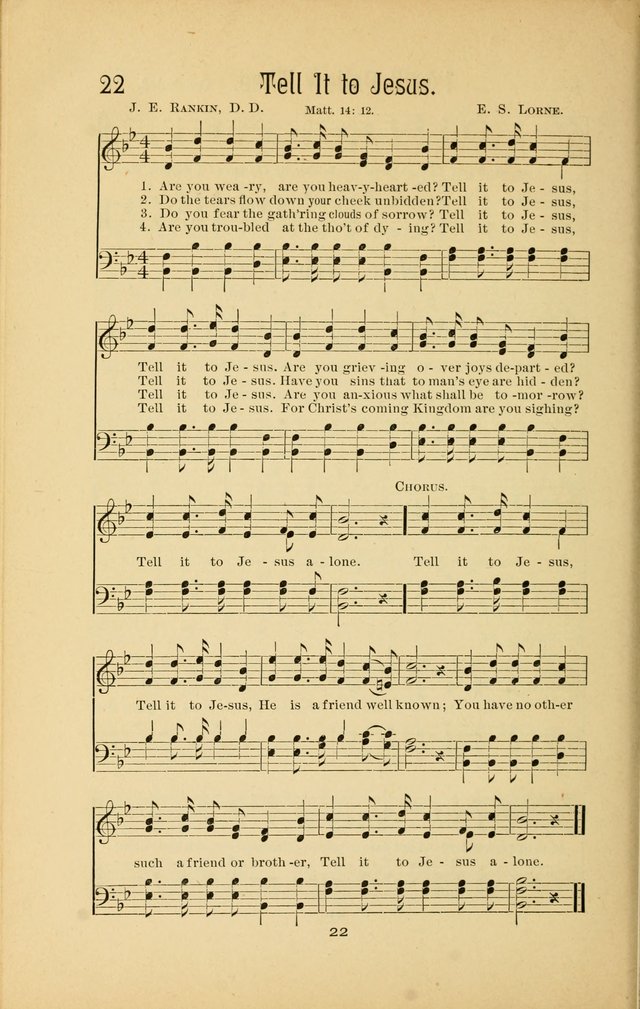 Songs and Solos used by the Christian Crusaders: in their Special Soul-Saving Work: and adapted for the church, grove, school, choir, and home page 21