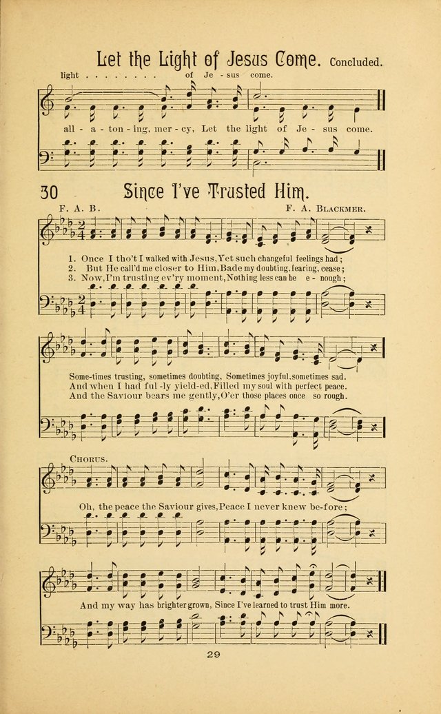 Songs and Solos used by the Christian Crusaders: in their Special Soul-Saving Work: and adapted for the church, grove, school, choir, and home page 28
