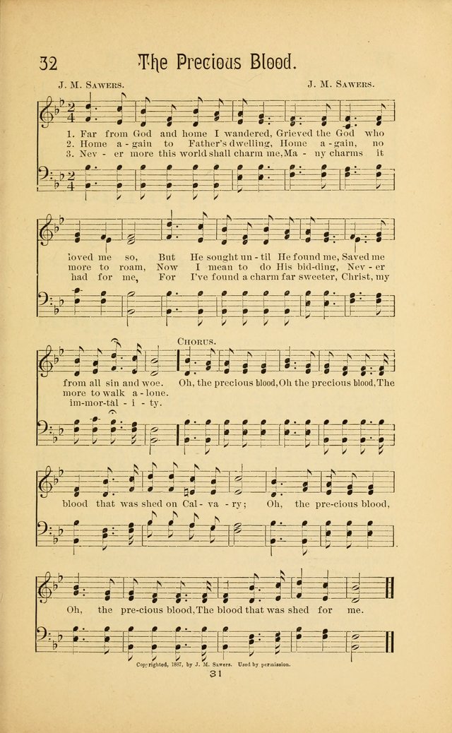 Songs and Solos used by the Christian Crusaders: in their Special Soul-Saving Work: and adapted for the church, grove, school, choir, and home page 30
