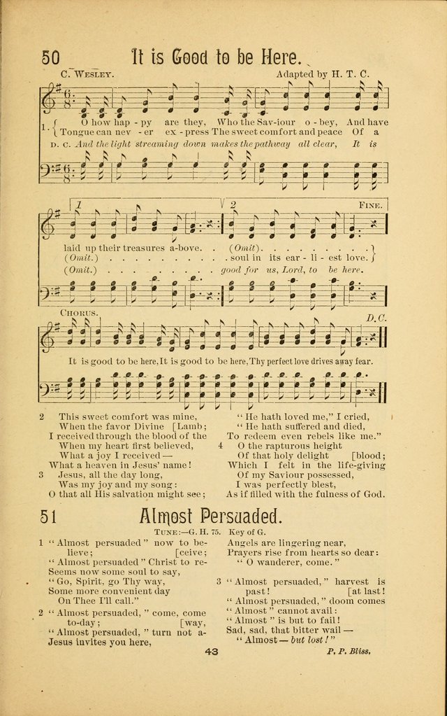 Songs and Solos used by the Christian Crusaders: in their Special Soul-Saving Work: and adapted for the church, grove, school, choir, and home page 42