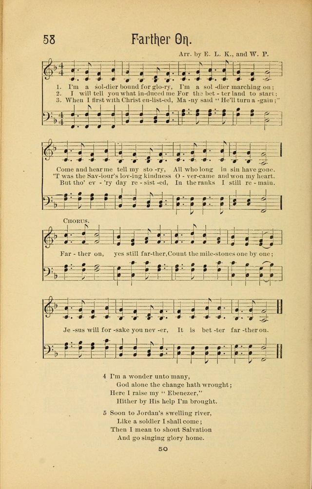 Songs and Solos used by the Christian Crusaders: in their Special Soul-Saving Work: and adapted for the church, grove, school, choir, and home page 49