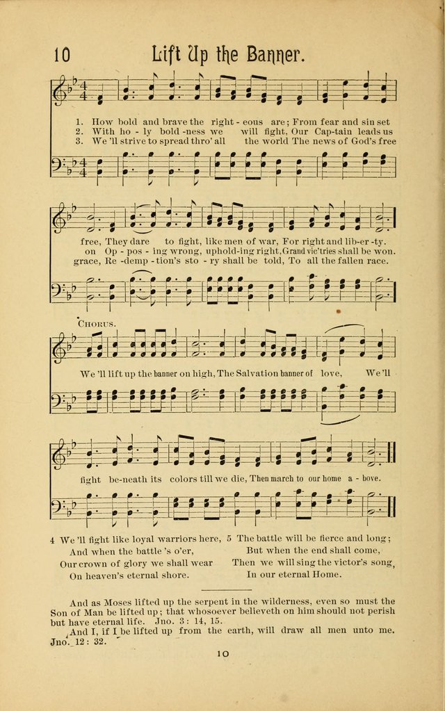 Songs and Solos used by the Christian Crusaders: in their Special Soul-Saving Work: and adapted for the church, grove, school, choir, and home page 9