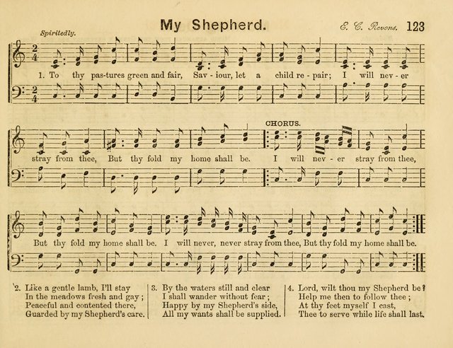 The Sweet Singer: a collection of hymns and tunes for Sunday-schools. Together with a variety suitable for day-schools, revival occasions, and the family circle page 123
